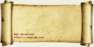 Hana Olujić vizit kartica